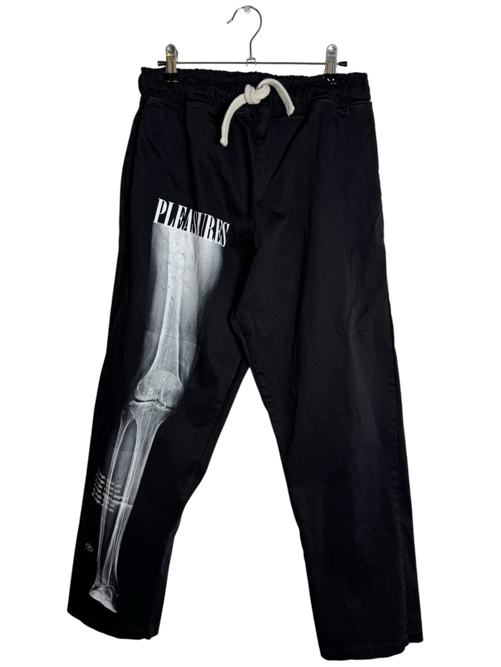 Pleasures x Standard Issue X-Ray Skeleton Beach Pants Black Small